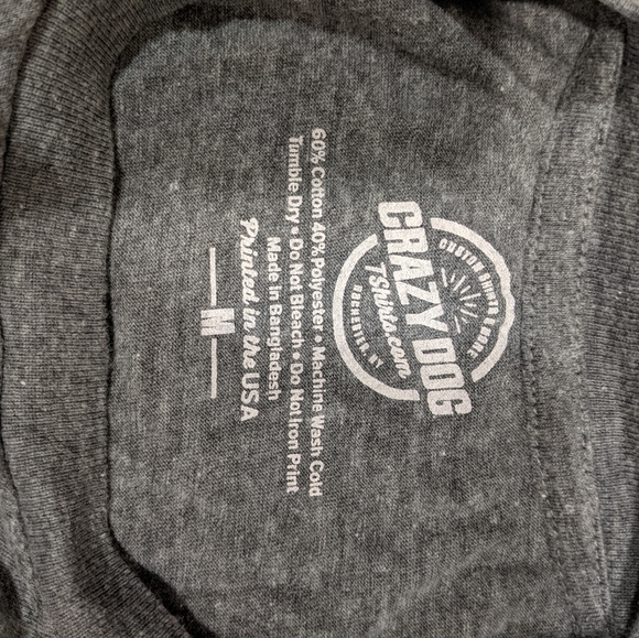 Taco Fit'ness Shirt Grey sz Medium - Picture 2 of 3